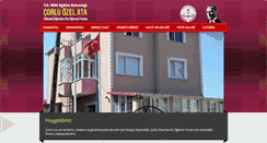 Desktop Screenshot of corluatakizyurdu.com
